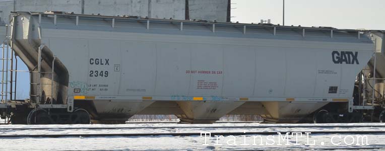 Car/wagon CGLX2349 left side / coté gauche